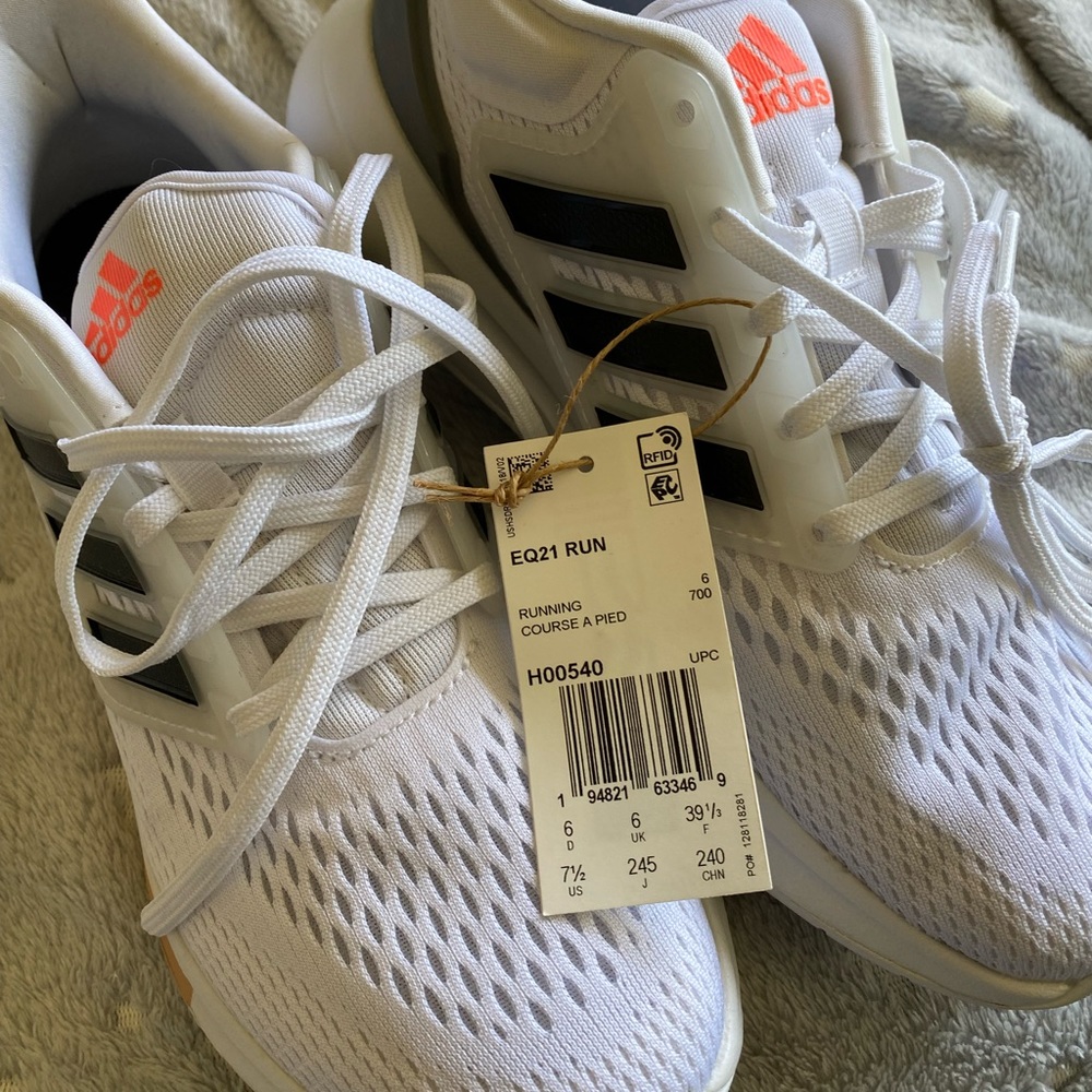 Women’s White Adidas Running Shoe